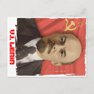 "V.I. LENIN" Postkarte