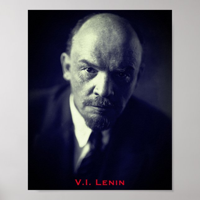 V.I. Lenin - sowjetischer Gewerkschaft-Chef - CCCP Poster (Vorne)