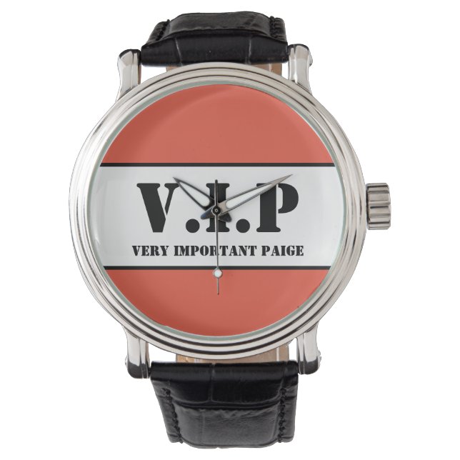 V.I.P ARMBANDUHR (Vorderseite)