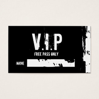 V.I.P, I, I, NUR FREIER PASS, NAME, _, _