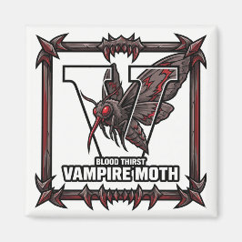 V is for Vampire Moth – GTA Style ABC Learning Magnet