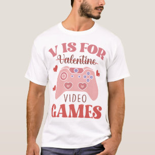 V is for Video Games T-Shirt