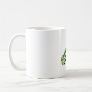 V ist für Veiled Chameleon Kaffeetasse