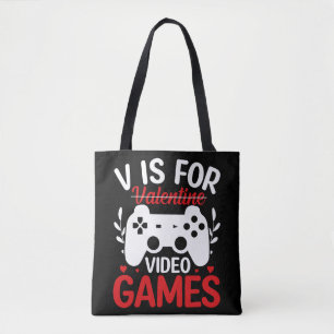 V ist für Videospiele mit Valentine Crossed Out
