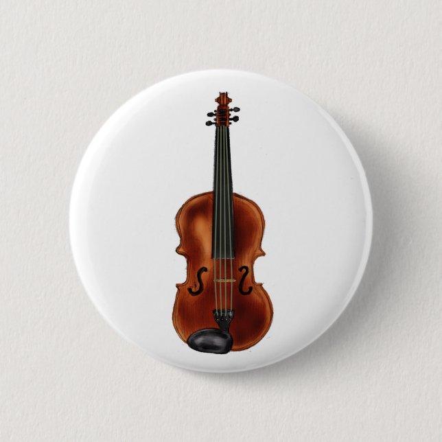 V ist für Violine Button (Vorderseite)