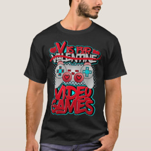 V ist für Vodka Anti Valentinstag Wodka T-Shirt