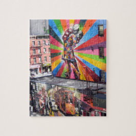 V. J. Tag Kiss Sailor Nurse Iconic Wall Mural Puzzle