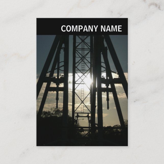 V Kopfzeile - Bild - Bau des großen Rades Visitenkarte (Vorderseite)