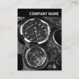 V-Kopfzeile - Foto - klassische Motorradlenker Visitenkarte