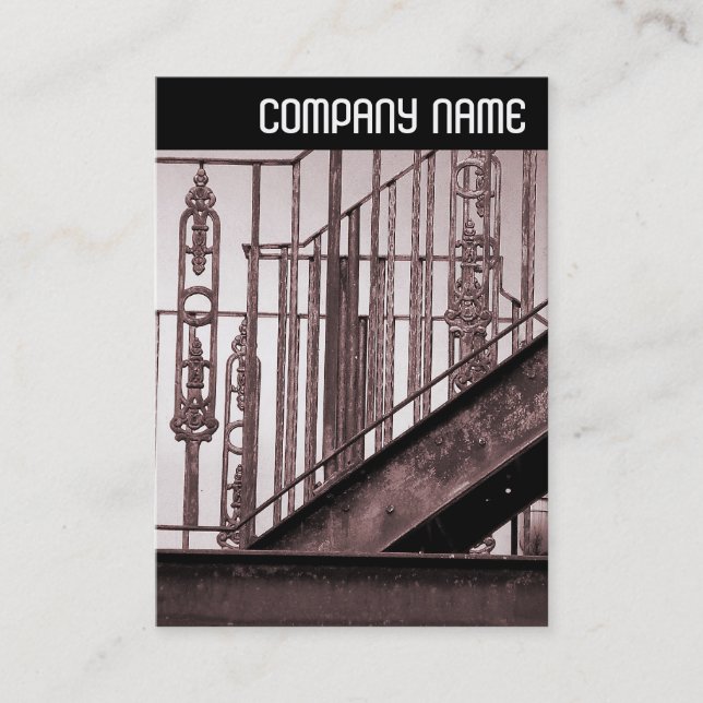 V-Kopfzeile - Viktorianische Brandschutzmaßnahme Visitenkarte (Vorderseite)