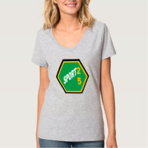 V-Kragen-T-Shirt AFRICA SPORT 25