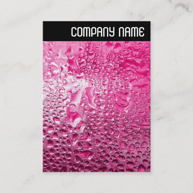 V Leiter: Steamy Pink Visitenkarte (Vorderseite)