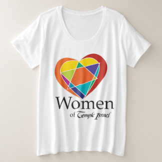 V-Nacken-T - Shirt mit dem Logo "Women of Temple I