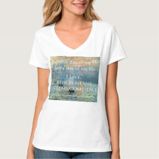 V-Neck-T - Shirt für Frauen