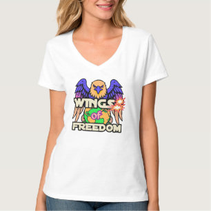 V-Neck-T - Shirt für Frauen