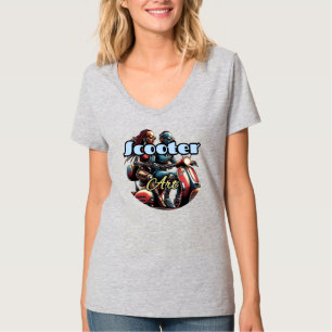 V-Neck-T - Shirt für Frauen