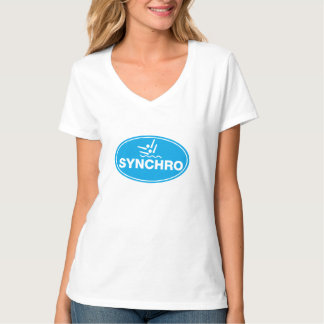 V-NECK T - Shirt-synchronisierte Schwimmen - Ikone T-Shirt