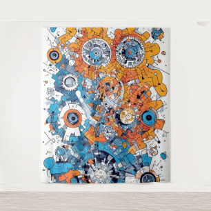 V-Puls-2-Tapestry Wandteppich