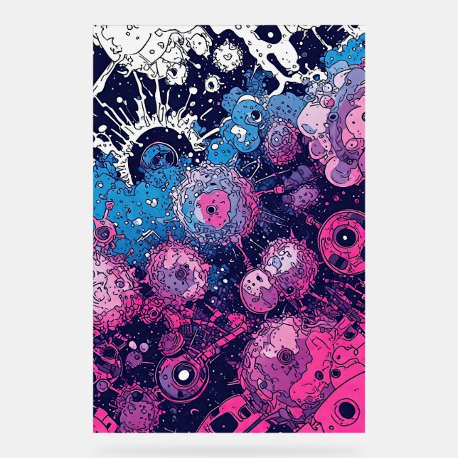 V-Puls 5 Akryllisches Zeichen Acrylschild (Vorderseite)