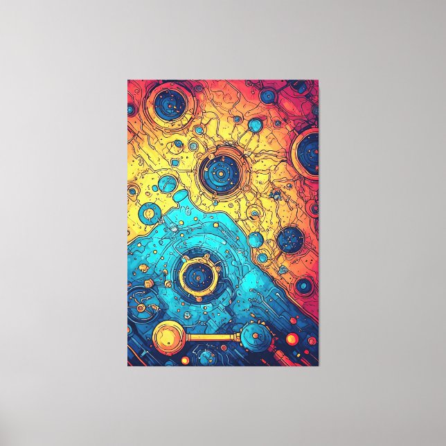 V-Puls 7 Canvas Print Leinwanddruck (Vorderseite)