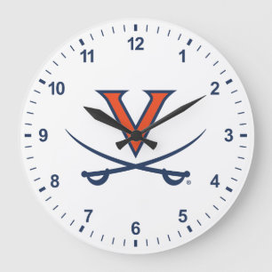 V Säbel Große Wanduhr