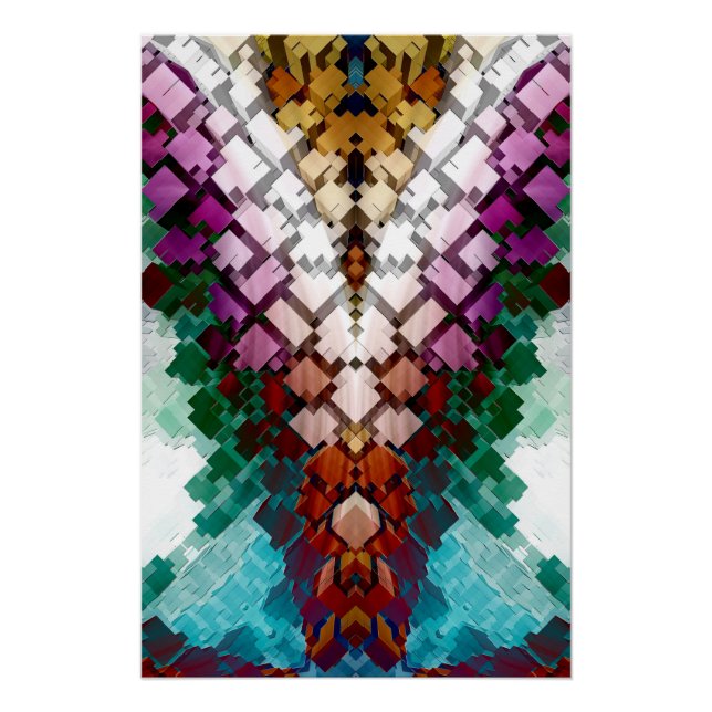 V-Stack Pyramid Poster (Vorderseite)