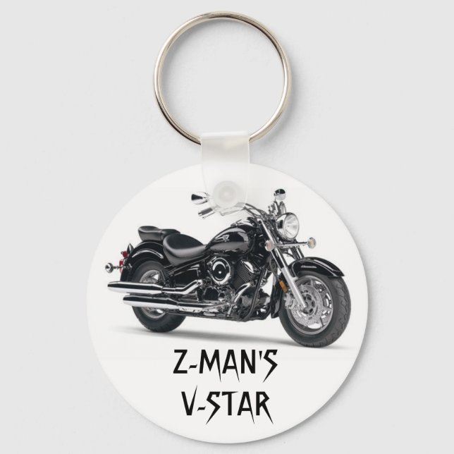 V-Star-Radschlüssel Schlüsselanhänger (Vorderseite)