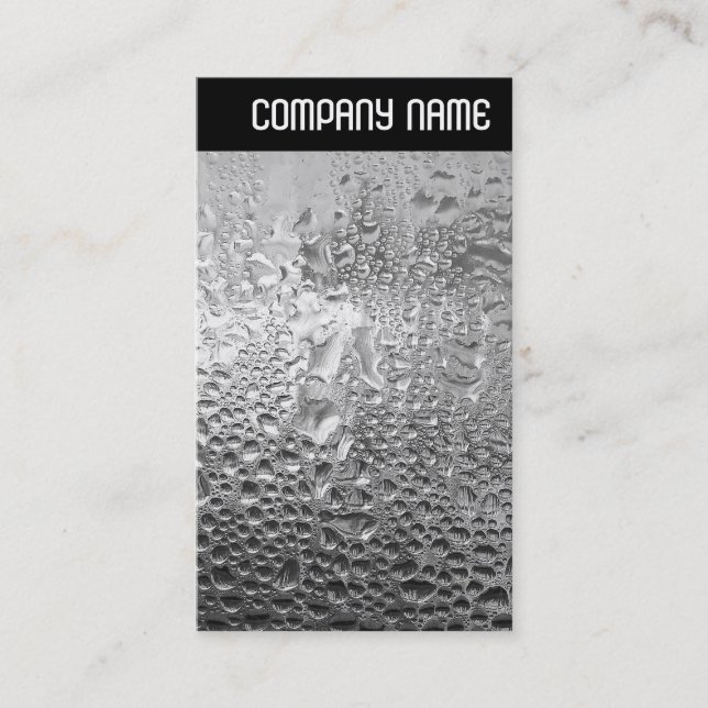 V Überschrift - Cooles Wasser Visitenkarte (Vorderseite)