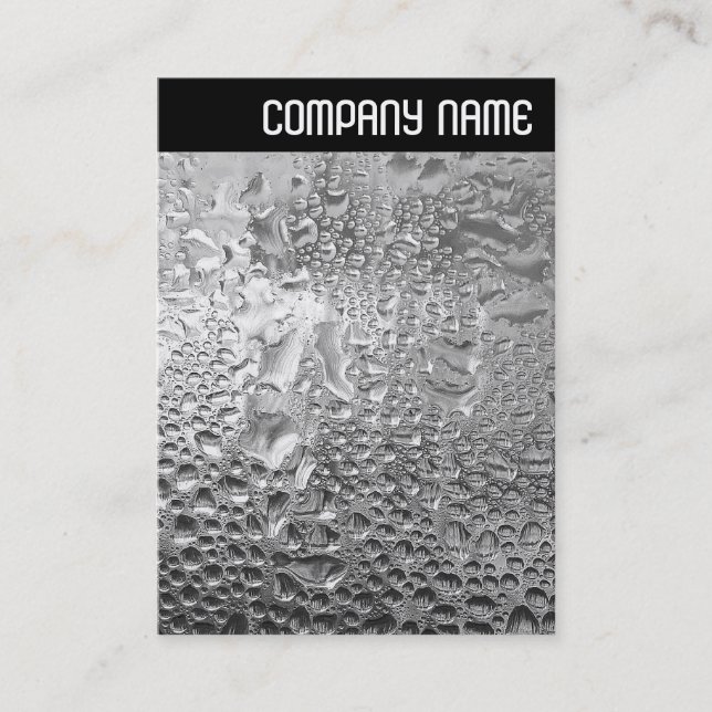 V Überschrift - Cooles Wasser Visitenkarte (Vorderseite)