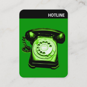 V-Überschrift - Foto - Hotline - Grün Visitenkarte