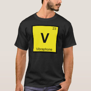 V - Vibraphonmusik Chemie Periodensystem T-Shirt