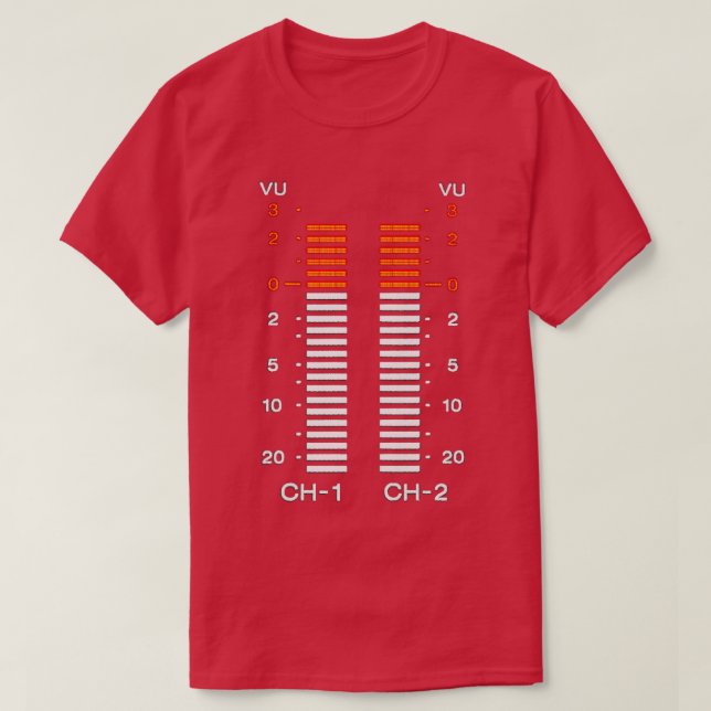 V-Zähler T-Shirt (Design vorne)