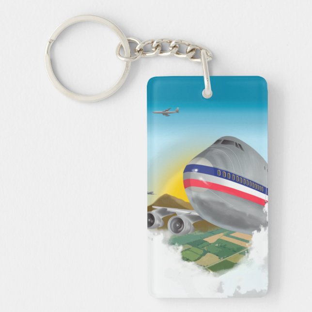 VA Jumbo Airliner Schlüsselanhänger (Vorderseite)