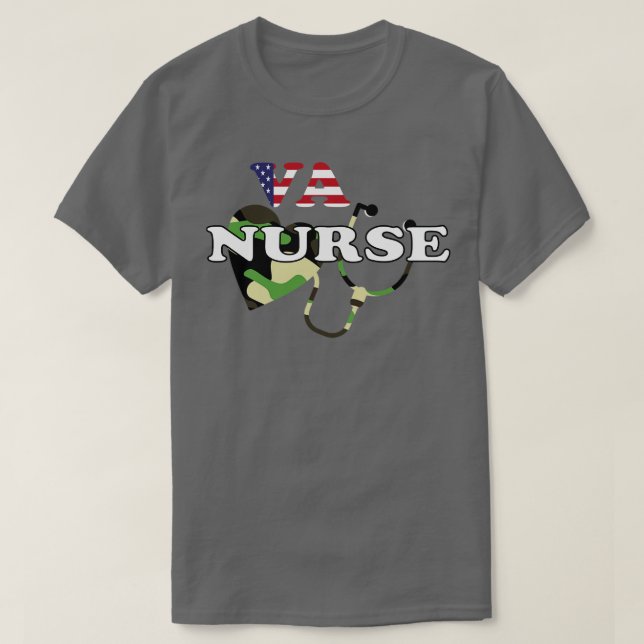 VA Nurse T-Shirt (Design vorne)