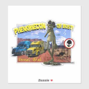 Vaca- oder Bust-Vinyl-Sticker Aufkleber