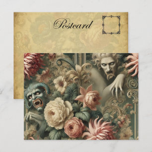 Vacant Hearts - Gothic Viktorianisch Feiertagspostkarte