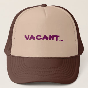Vacant Trucker Hat Truckerkappe