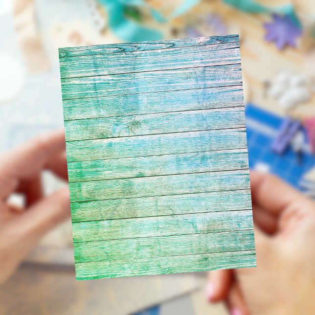 Vacation Blue Distressed Boards Scrapbook (Von Creator hochgeladen)