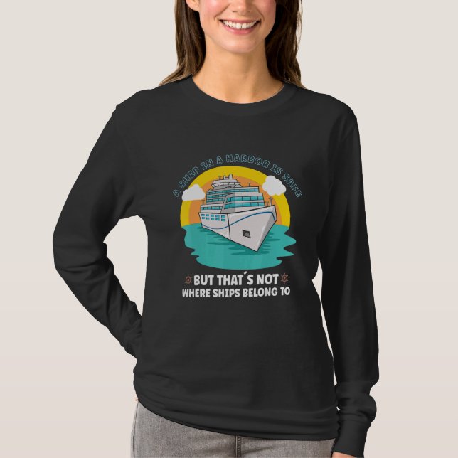 Vacation Boating Boat Captain Cruise Ship Cruising T-Shirt (Vorderseite)