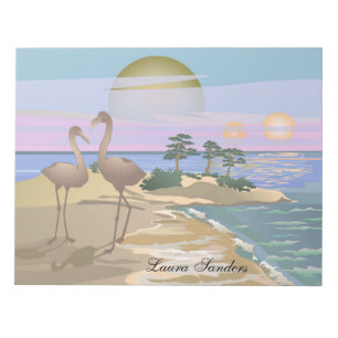 Vacation Island 3 Personalisierter Notepad Notizblock