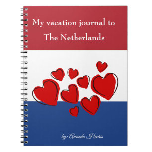 Vacation Journal in die Niederlande Notizblock