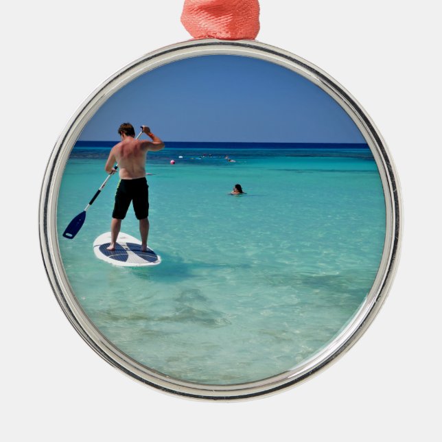 Vacation.JPG Silbernes Ornament (Vorne)