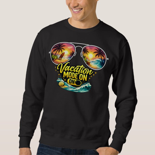 Vacation Mode On Feels Like Seaside Summer Sweat Sweatshirt (Vorderseite)
