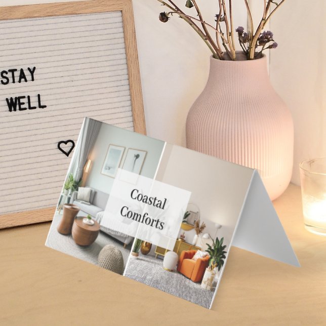 Vacation Rental Guest House Airbnb QR Code Visitenkarten (Von Creator hochgeladen)