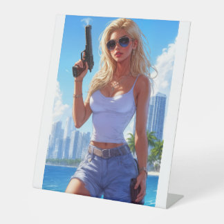 Vacation’s Over – Back from the Beach, Locked and  Sockelschild