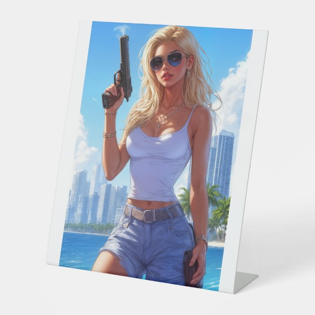 Vacation’s Over – Back from the Beach, Locked and  Sockelschild (Vorderseite)