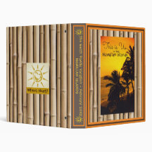 Vacation Scrapbook & Foto Album 3 Ring Binder
