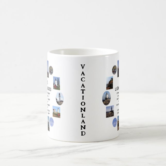 Vacationland Light Houses  Kaffeetasse (Mittel)