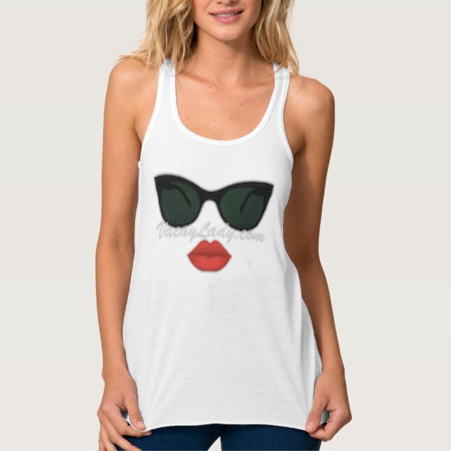 Vacay Ladys Red Lips Tank Top (Vorderseite)
