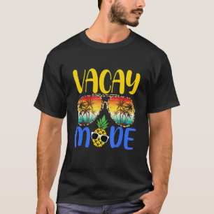 Vacay Mode Ananas Familienurlaub Strand T-Shirt